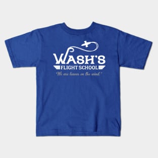 Wash's Flight School 1 Kids T-Shirt